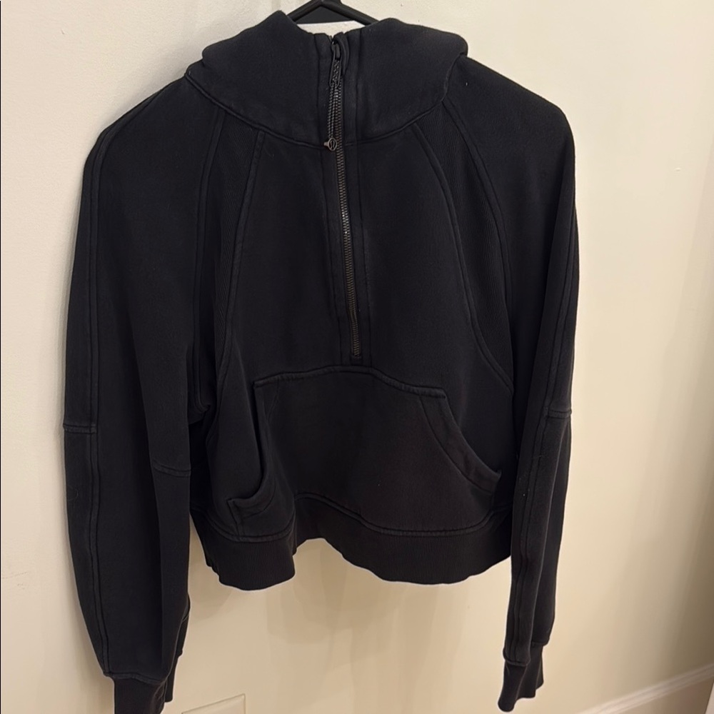Lululemon Black Half-Zip Hoodie